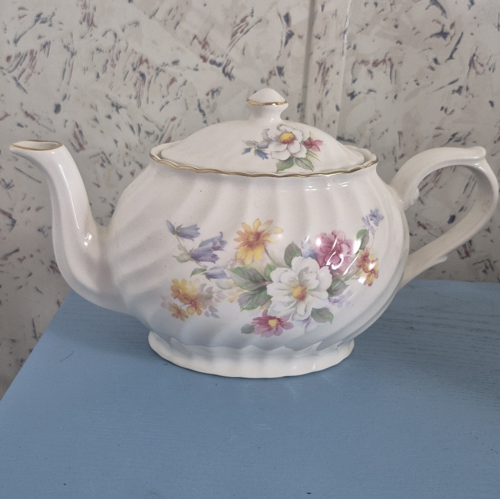 Arthur Wood & Son Floral Ceramic Teapot